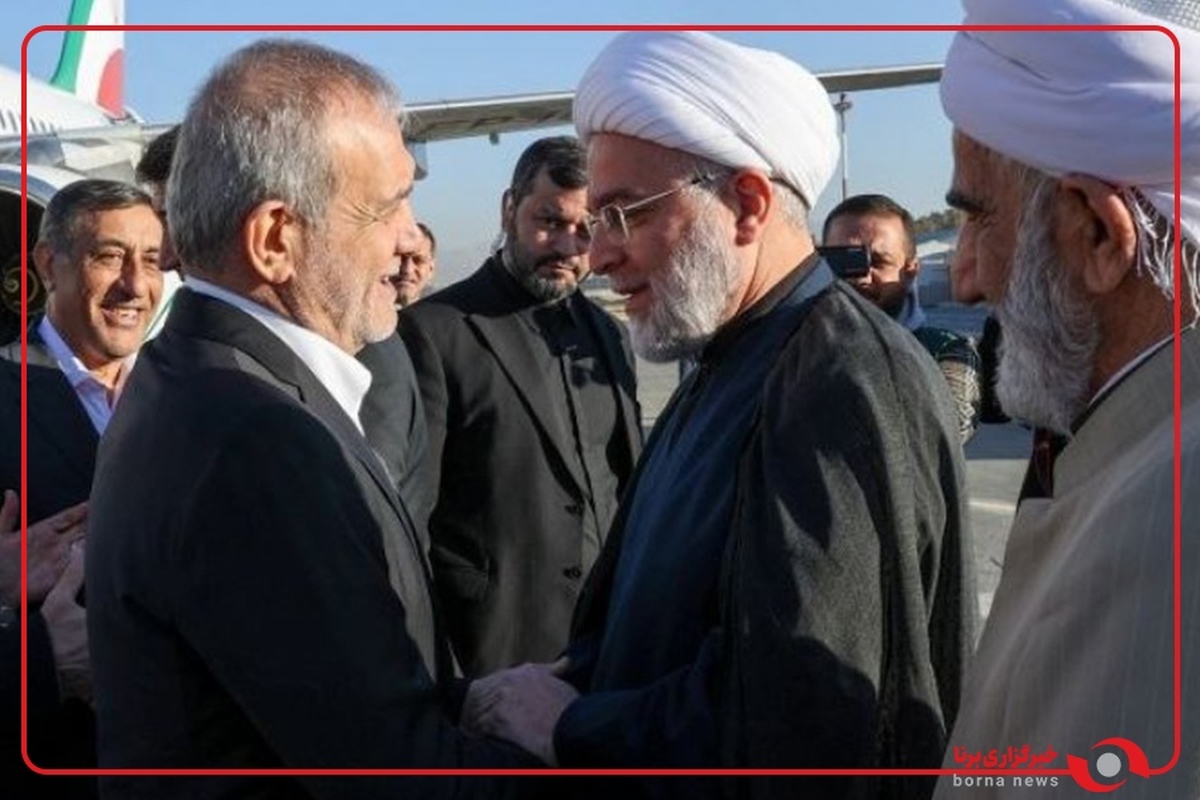 رئیس‌جمهور در دوازدهمین سفر استانی خود وارد سنندج شد