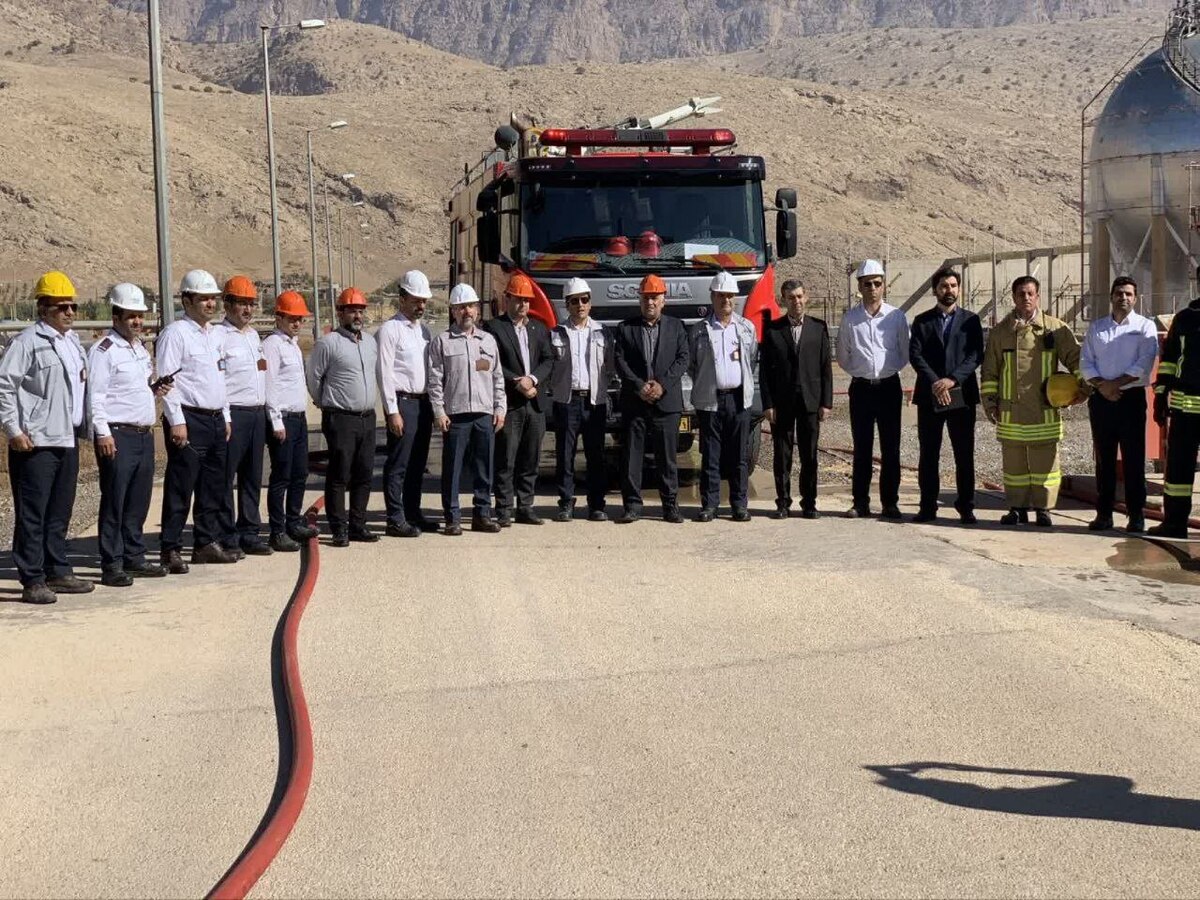 برگزاری رزمایش ترکیبی در مجتمع پتروشیمی خرم آباد