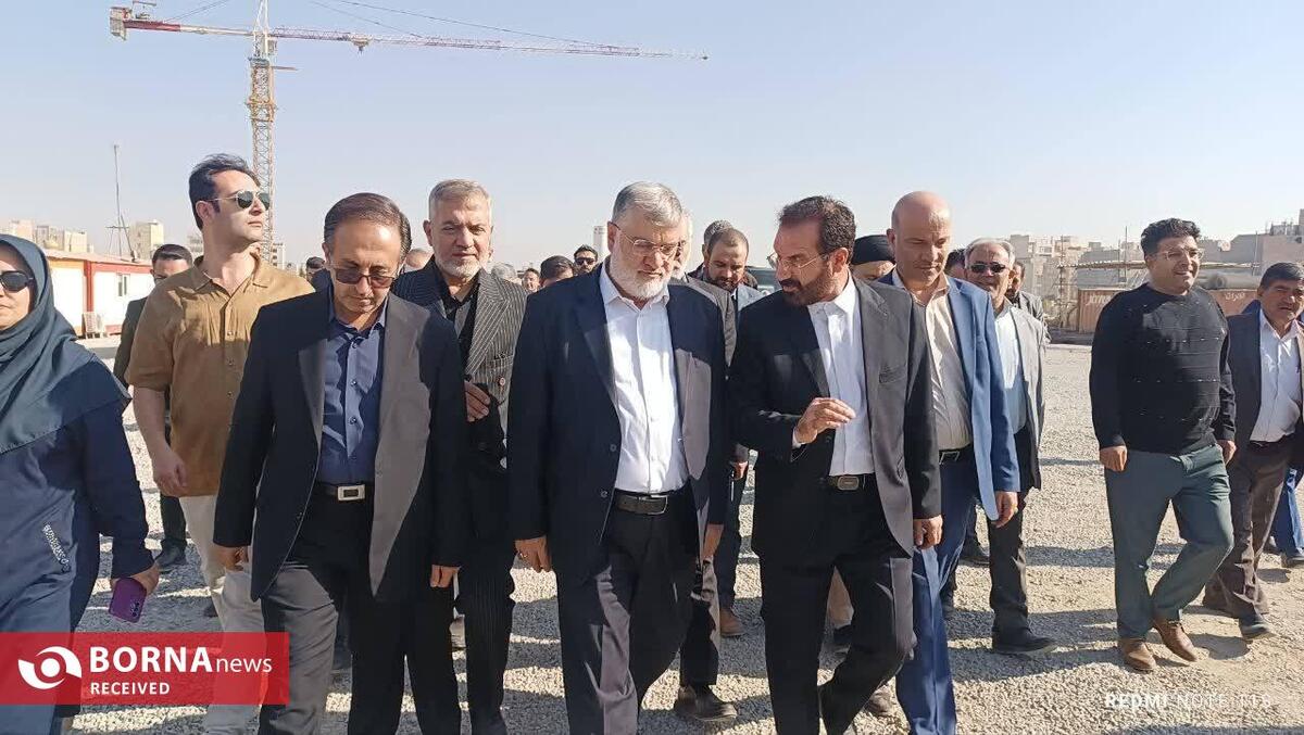 بازدید استاندار تهران از پروژه احداث بیمارستان ۳۵۰ تخت‌خوابی شهرستان بهارستان 