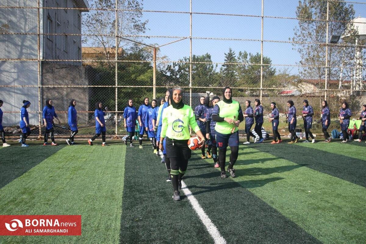 پیروزی تیم فوتبال بانوان پیشکسوتان ایراندوست در برابر تیم هنرمندان ایران