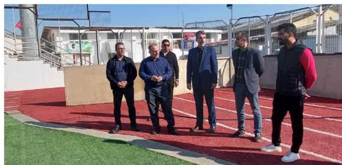 بازدید مدیرکل ورزش و جوانان از ورزشگاه شهید وطنی قائمشهر