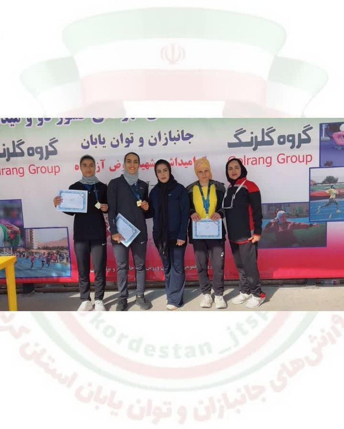 افتخارآفرینی دختران کردستانی در رقابت‌های قهرمانی پارادوومیدانی کشور