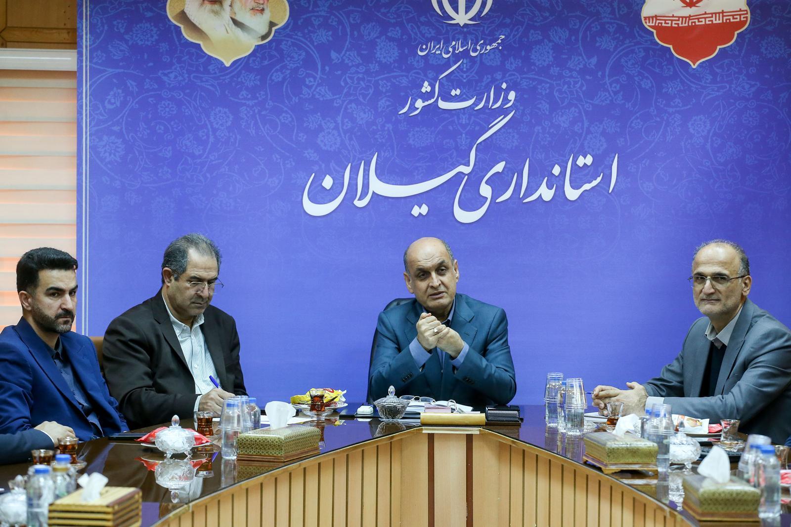 با حضور استاندار؛ پوستر نخستین اجلاس استانداران کشورهای ساحلی خزر در گیلان رونمایی شد