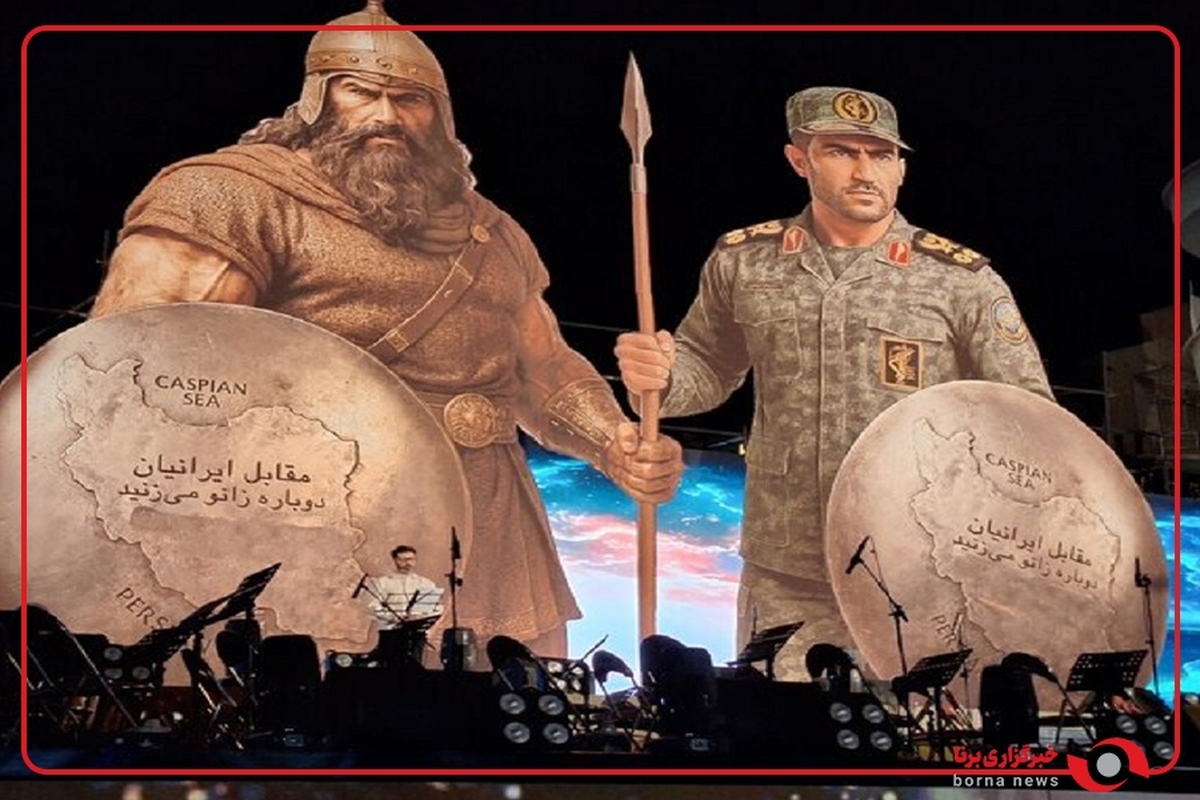 رونمایی از مجسمه «زانو زنندگان برابر ایران» در میدان انقلاب اسلامی