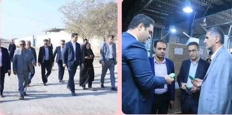 بازدید فرماندار آبیک از یکواحد صنعتی در این شهرستان
