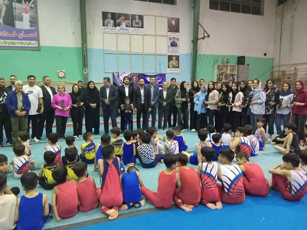 آزمون سطح بندی ژیمناستیک شهرستان ساری برگزار شد