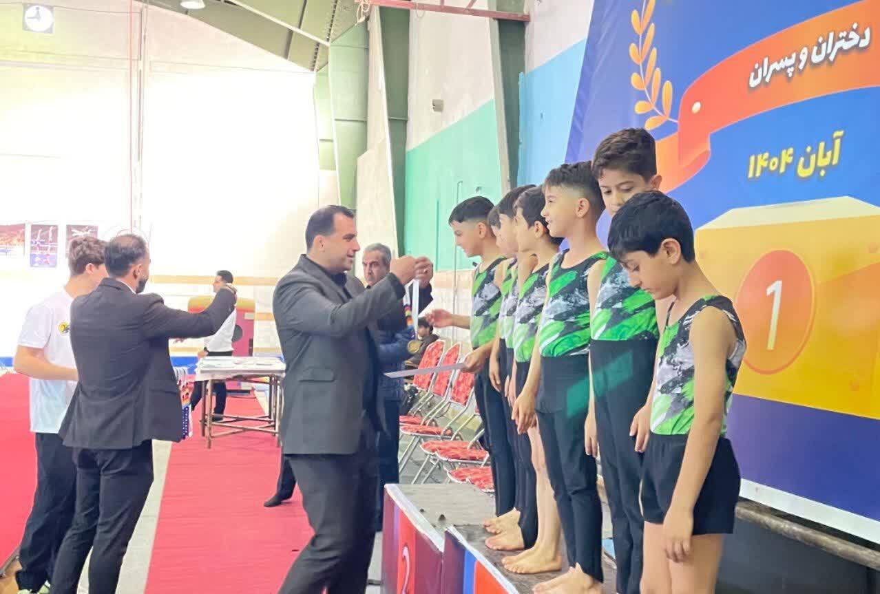 آزمون سطح بندی ژیمناستیک شهرستان ساری برگزار شد