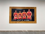 نصب قاب قهرمانی جهان کشتی آزاد ۲۰۱۵ در فدراسیون کشتی