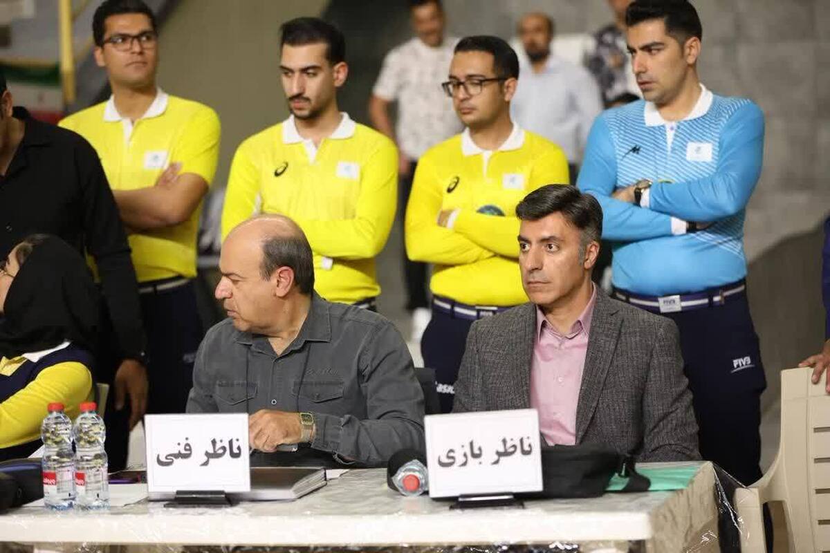 نظارت داور شهرکردی در مسابقات والیبال لیگ کشور