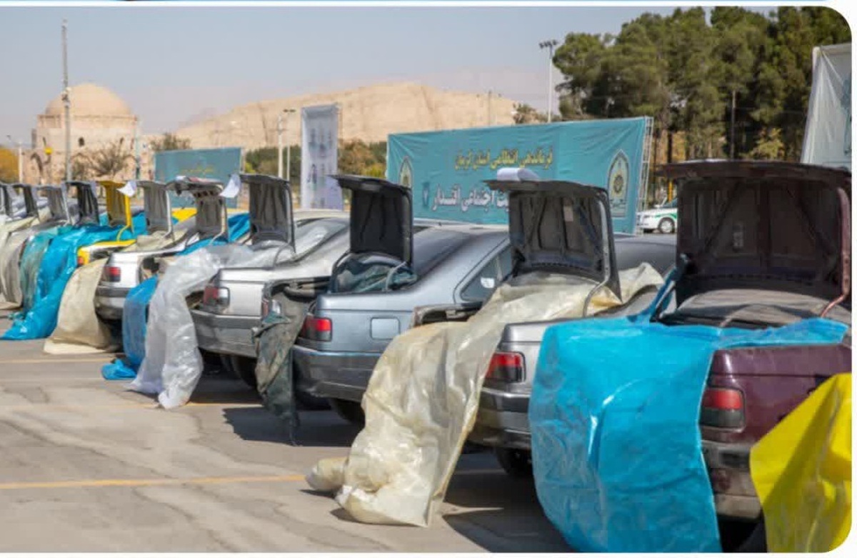 توقیف ۲۸۰۰ خودروی شوتی در طرح پلیس کرمان