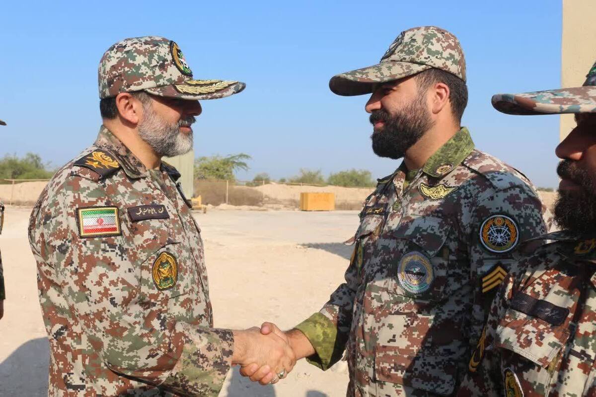 بازدید معاون هماهنگ‌کننده نیروی پدافند هوایی ارتش از منطقه پدافند هوایی جنوب