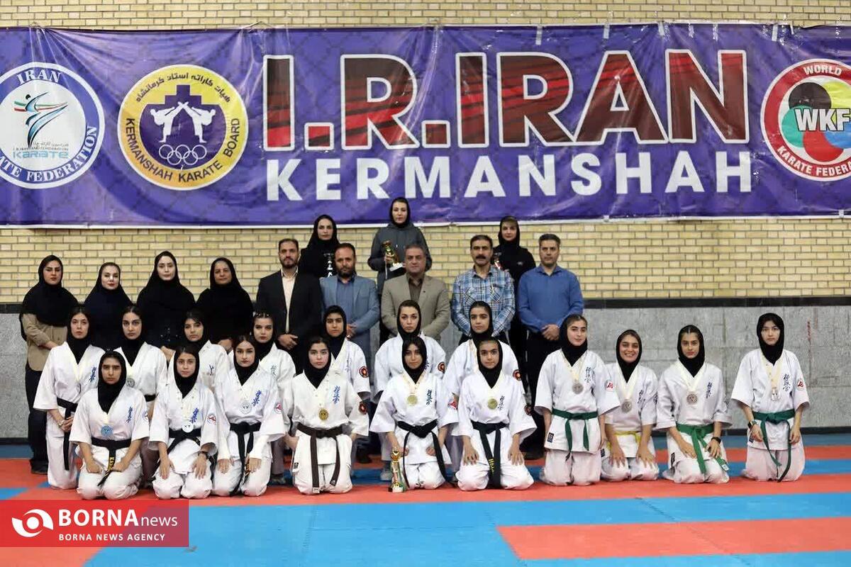 پایان لیگ برتر کاراته استان کرمانشاه در بخش سبک های آزاد بانوان نونهال و نوجوان