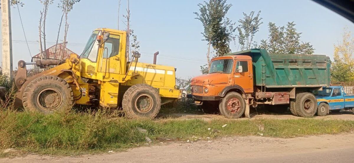 اقدام به موقع پلیس و جلوگیری از برداشت غیرمجاز از بستر رودخانه در رشت