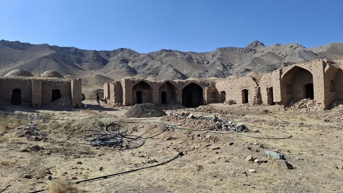 آغاز مرمت و ساماندهی پنجمین کاروانسرای تاریخی تربت حیدریه