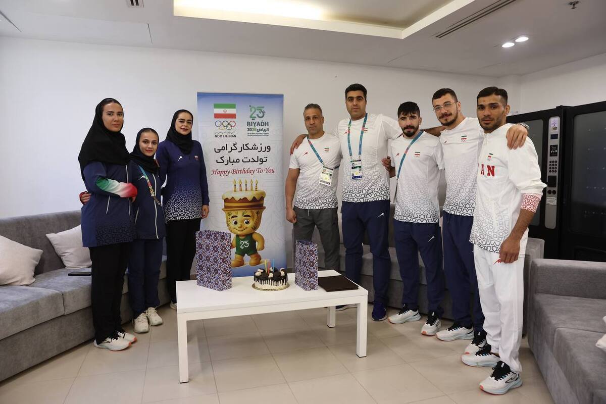 جشن تولد برای ورزشکاران متولد آبان ماه در حاشیه بازی‌های کشور‌های اسلامی