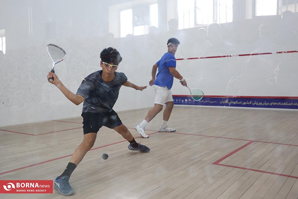 افتتاحیه مسابقات اسکواش المپیاد استعدادهای برتر ورزش کشور