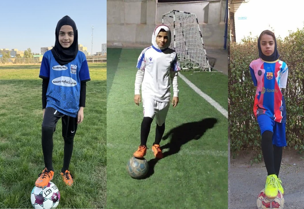 دعوت ۳ دخترِ فوتبالیست سمنانی به اردوی تیم ملی فوتبال  زیر ۱۵ سال
