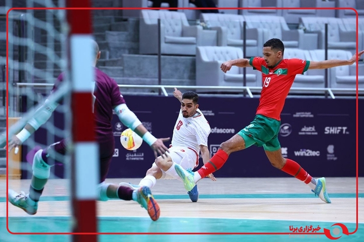گل سوم تیم ملی فوتسال ایران به مراکش در فینال فوتسال مسابقات همبستگی کشورهای اسلامی