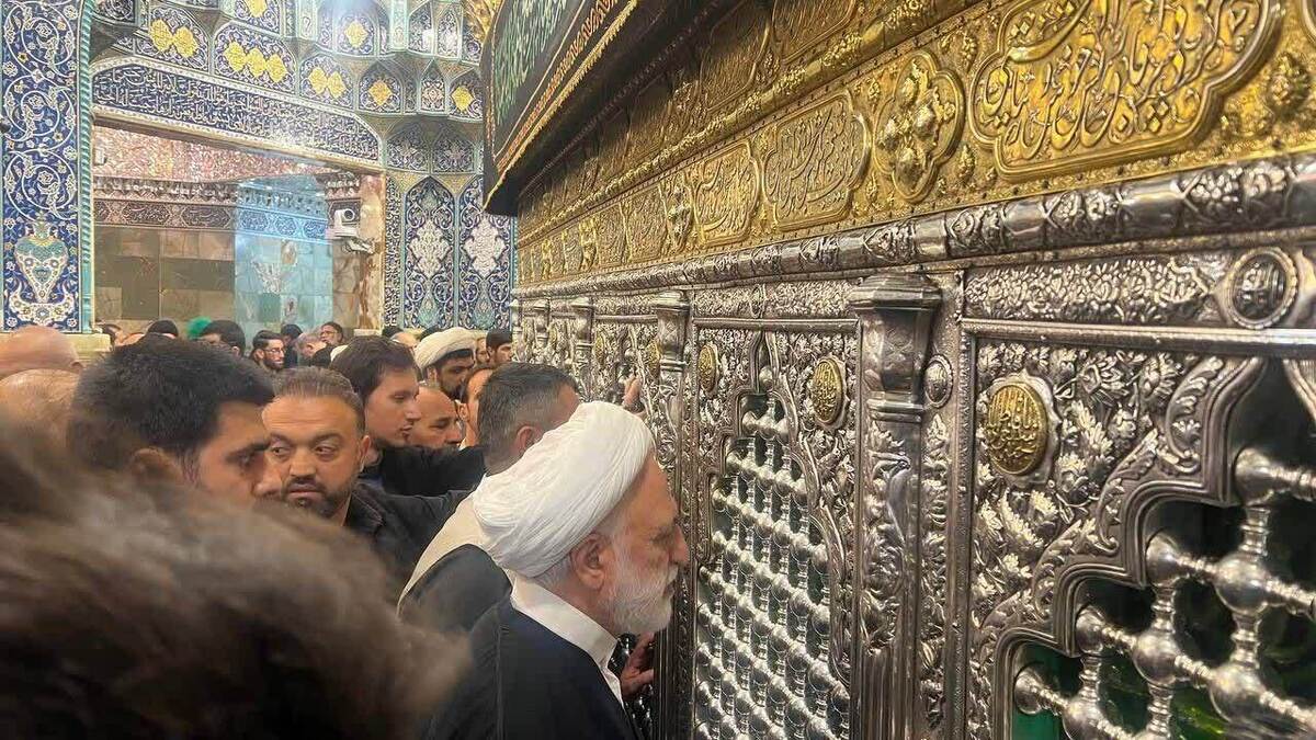 تشرف رئیس قوه قضائیه به حرم حضرت فاطمه معصومه سلام الله علیها