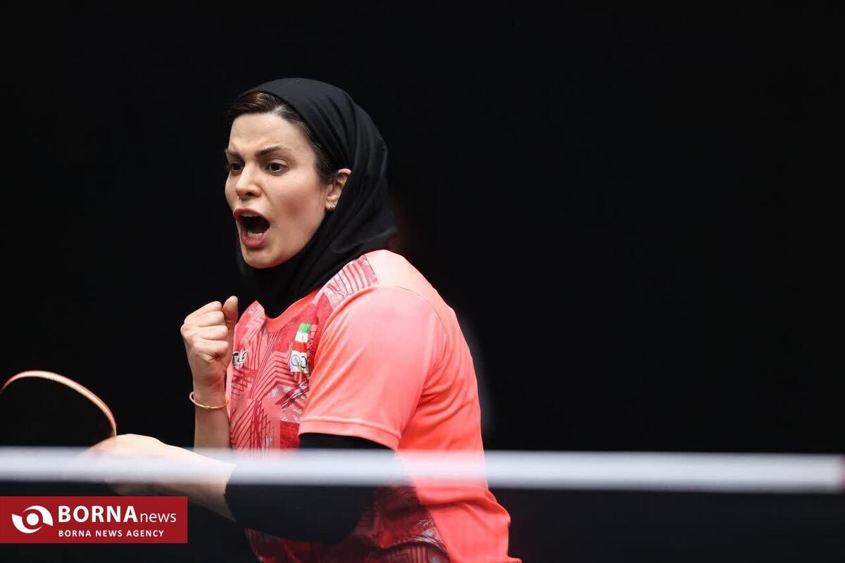 ورزشکار ‌کرمانشاهی به نیمه‌نهایی تنیس روی میز زنان‌ ریاض راه یافت