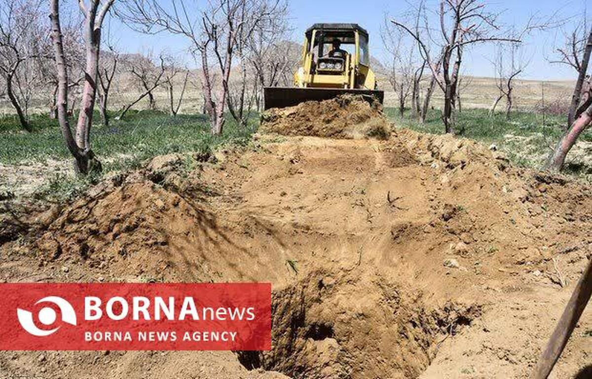 انسداد ۱۲۳ حلقه چاه غیرمجاز در حاشیه تالاب هشیلان کرمانشاه