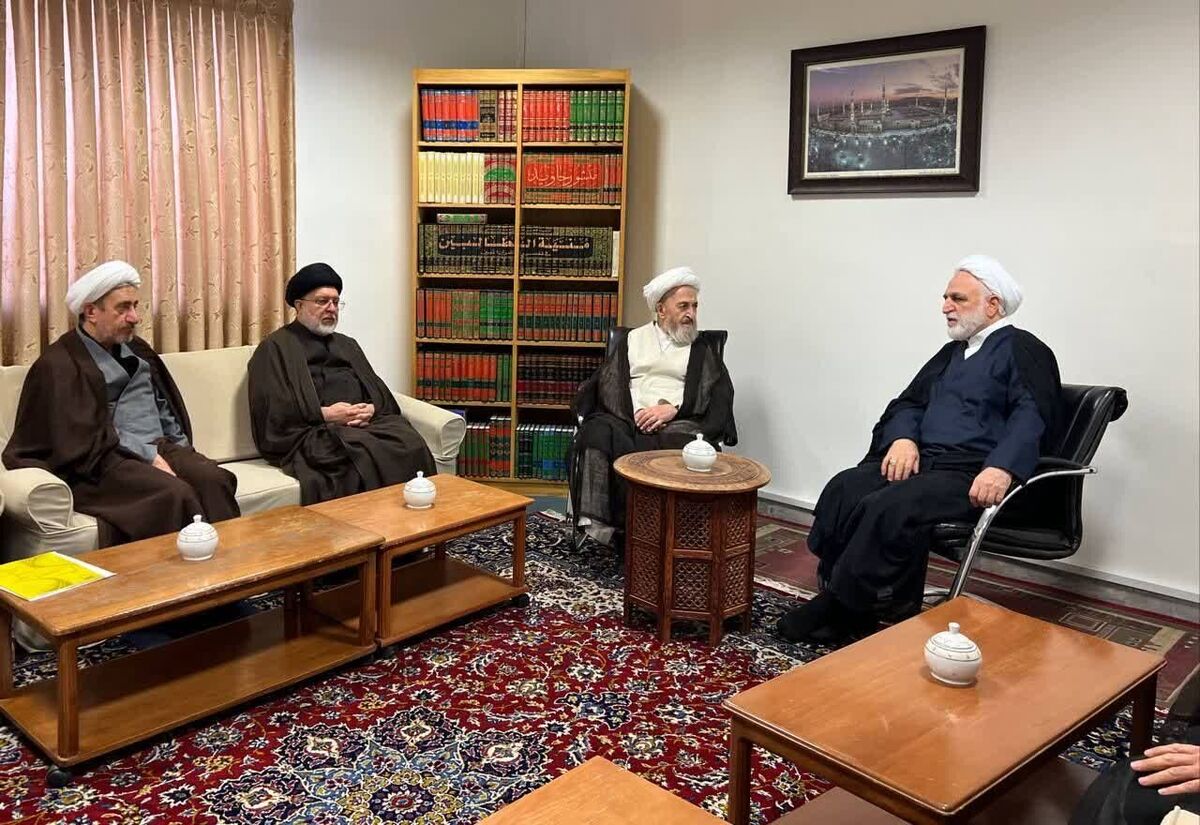 دیدار رییس قوه قضاییه با آیت‌الله سبحانی