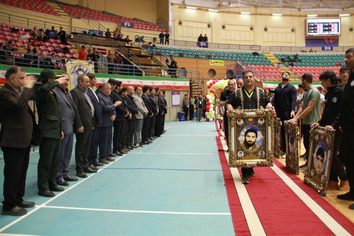 افتتاح مسابقات قهرمانی کشور ورزش‌های زورخانه‌ای و کشتی پهلوانی در اردبیل