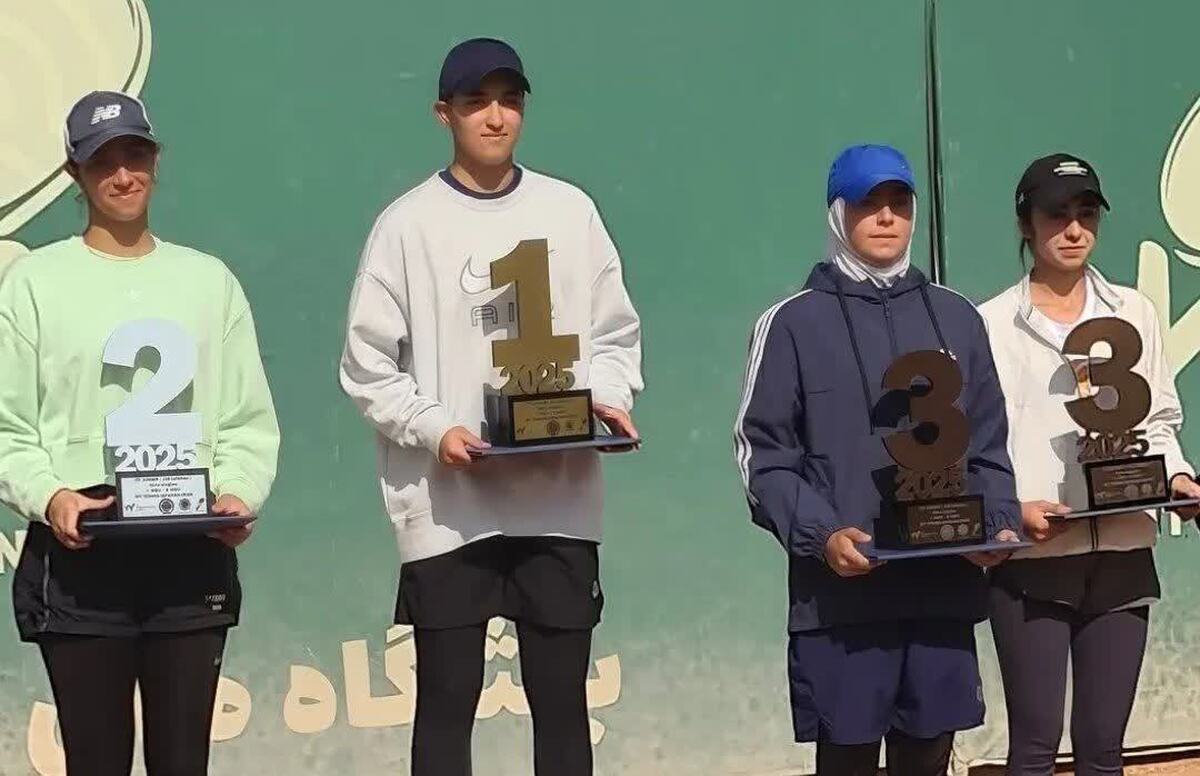 پایان هفته دوم تور جهانی تنیس جوانان / شعبان پور عادت به قهرمانی