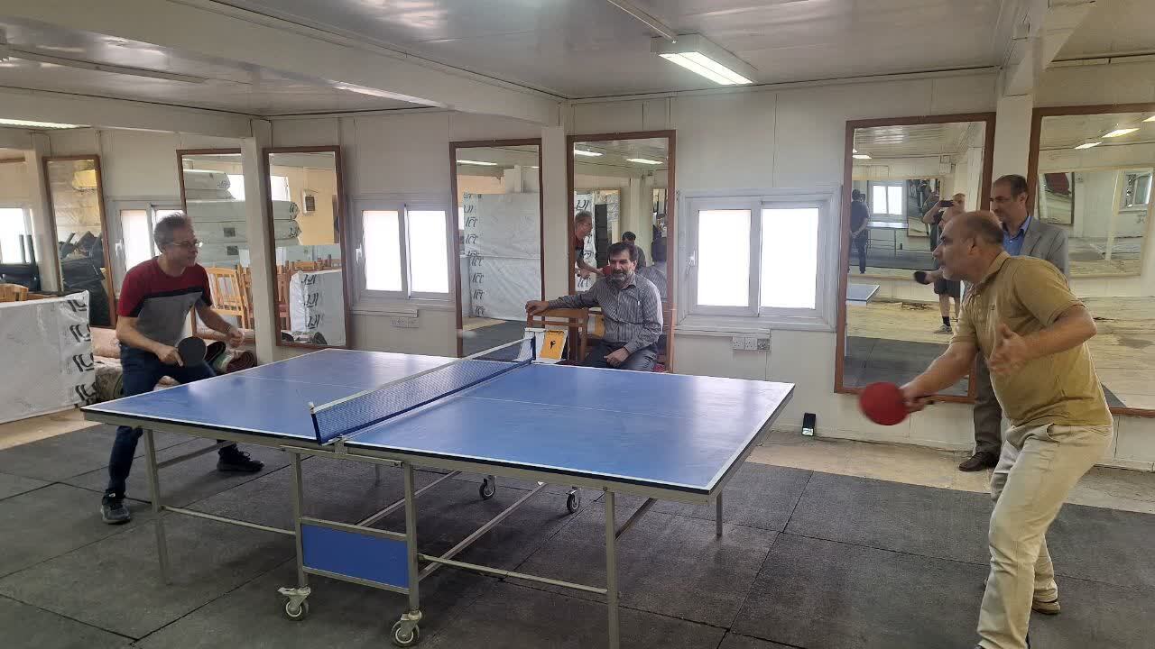 ورزشکاران پیش کسوت صدا و سیمای قزوین با هم رقابت کردند 