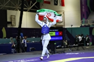 اولین طلای تکواندو بر گردن شگفتی ساز رقابت‌ها/ ساینا کریمی قهرمان شد