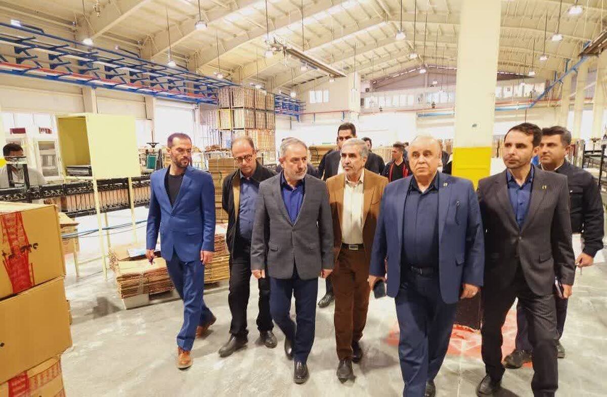 بازدید معاون اقتصادی استانداری قزوین از دو واحد صنعتی