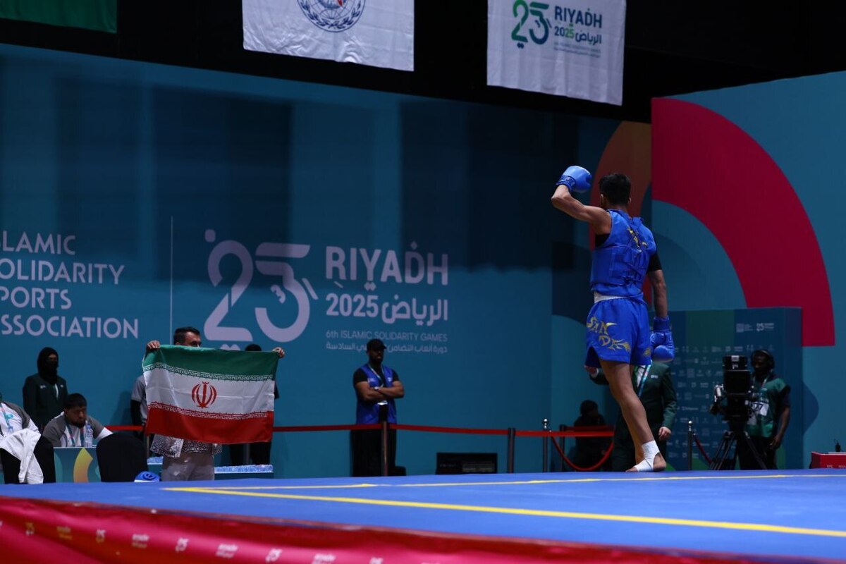 سومین طلای ووشو در بازی‌های کشورهای اسلامی بر گردن امیرحسین همتی 