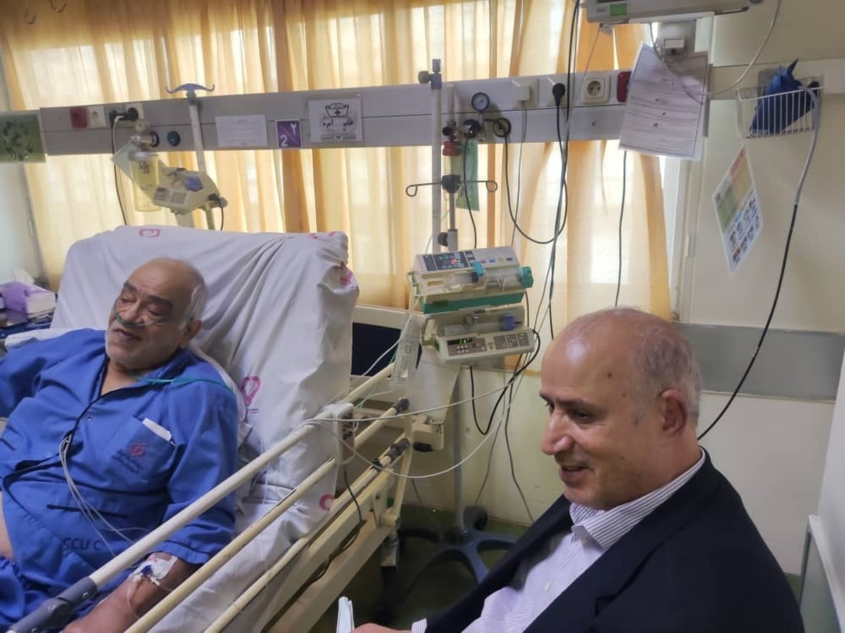  مهدی تاج به عیادت پیشکسوت داوری رفت