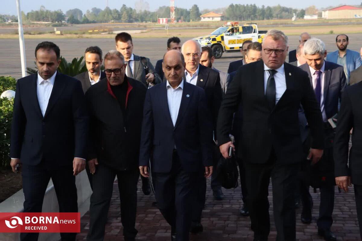 استاندار آستراخان روسیه وارد گیلان‌ شد