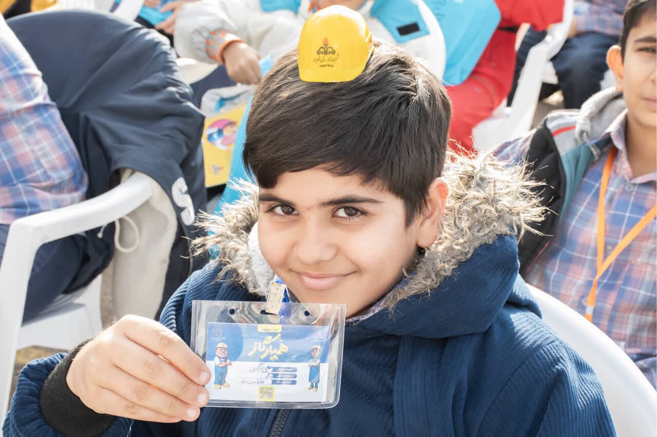 طرح ملی همیار گاز در سطح مدارس شهر قزوین کلید خورد