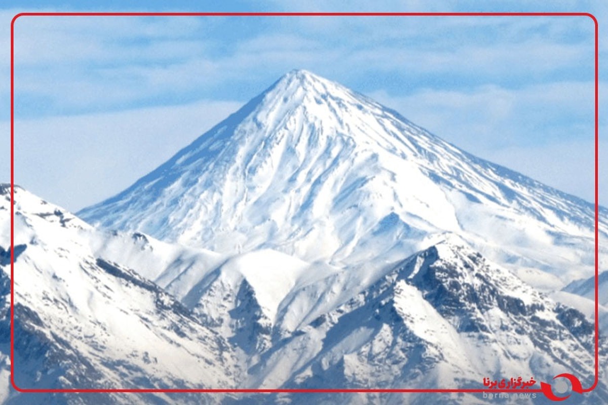 تصاویر برفی قله دماوند