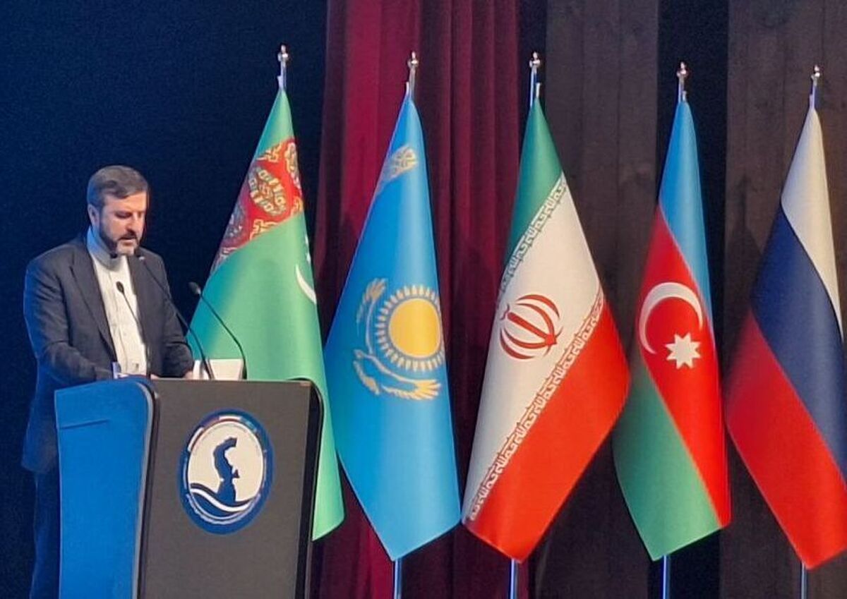 غریب آبادی: آینده خزر باید بر صلح، همکاری، رفاه و مشارکت برد-برد استوار شود