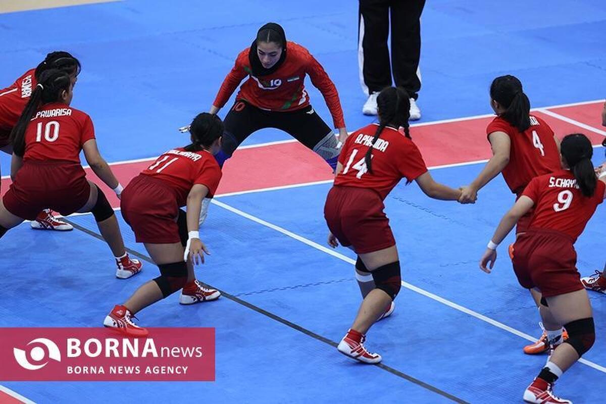 رقابت های کبدی قهرمانی بانوان/ پیروزی مقتدرانه دختران ایران مقابل کنیا