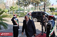 ورود هیئت‌های داخلی و خارجی به مراسم اختتامیه نخستین اجلاس استانداران استان‌های کشورهای حوزه دریای خزر