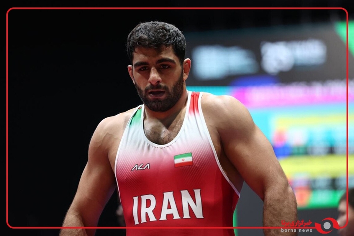 ۳ امتیاز شیرین ساروی برابر حریف آذربایجانی در فینال کشتی فرنگی بازی های کشورهای اسلامی در عربستان