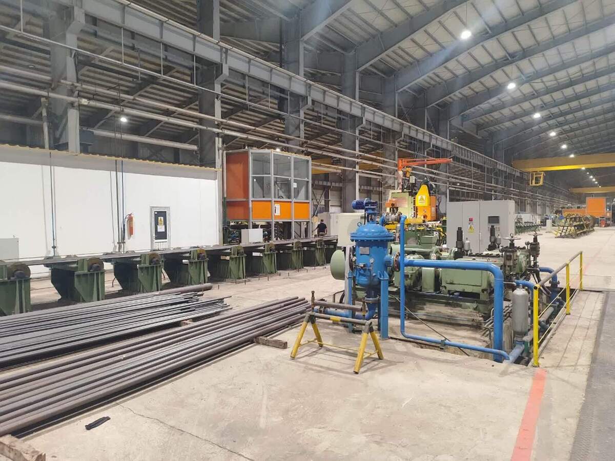 افتتاح طرح صنعتی تولید لوله های فولادی در خرمدشت تاکستان