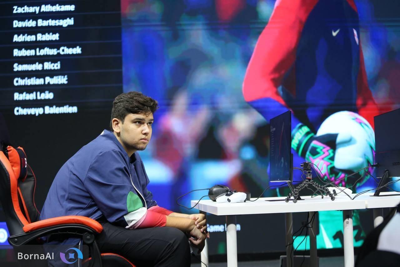 نماینده Efootball ایران صدرنشین گروه A شد