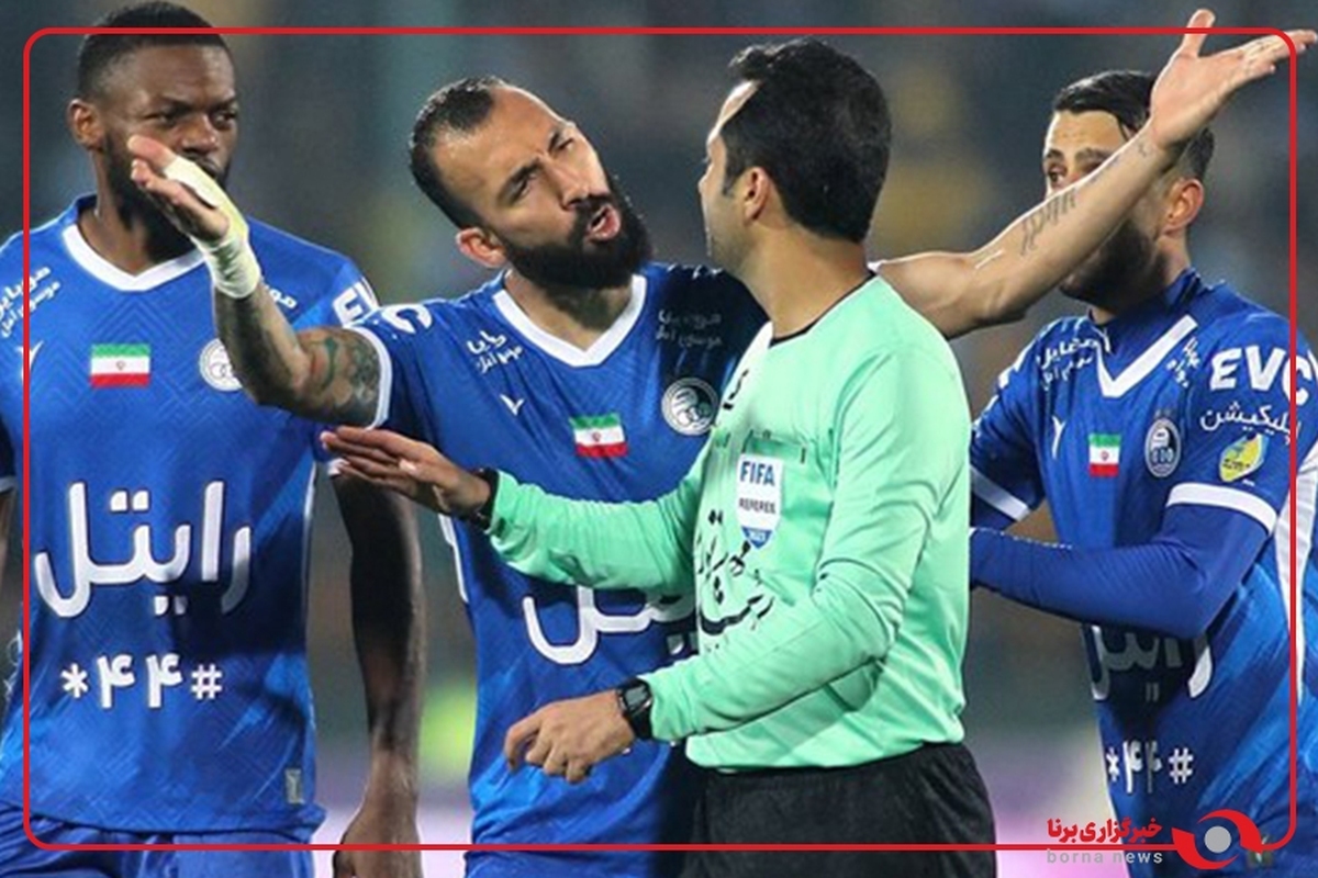 اعلام پنالتی برای استقلال که پس از بازبینی رد شد