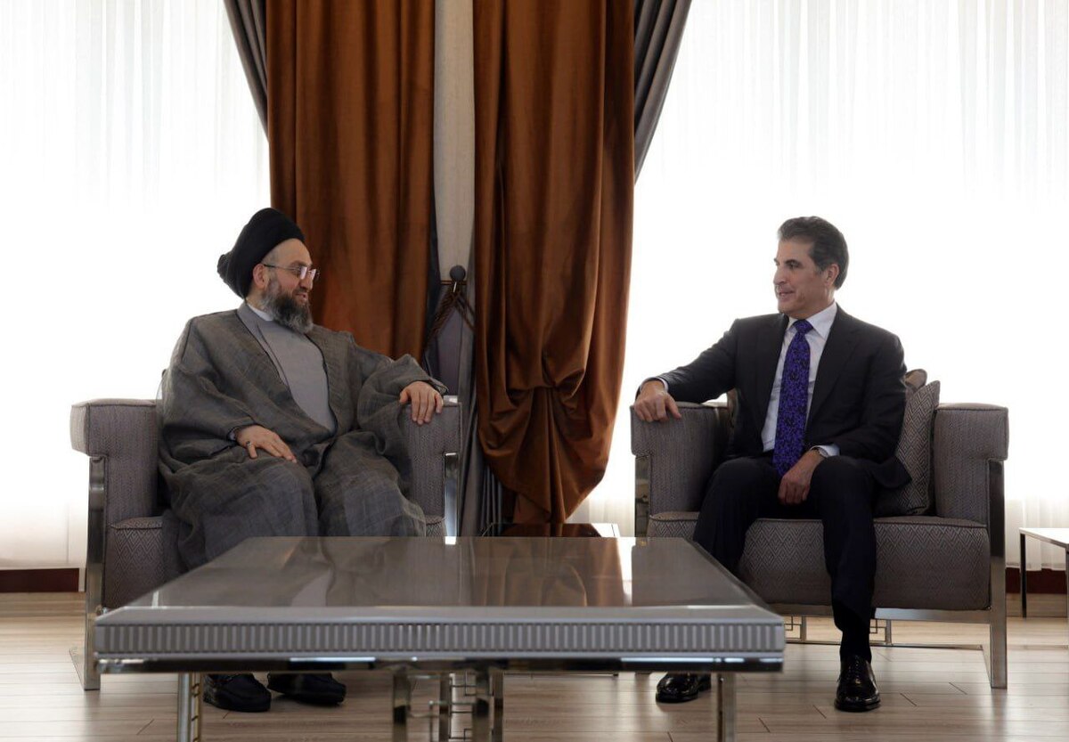 تأکید «نیچیروان بارزانی» و «عمار حکیم» بر هماهنگی و کار مشترک برای موفقیت روند سیاسی عراق