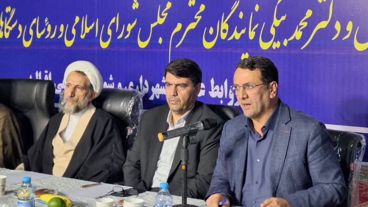 طاهرخانی: از همه ظرفیت ها برای حل مشکلات شهر اقبالیه استفاده می کنیم