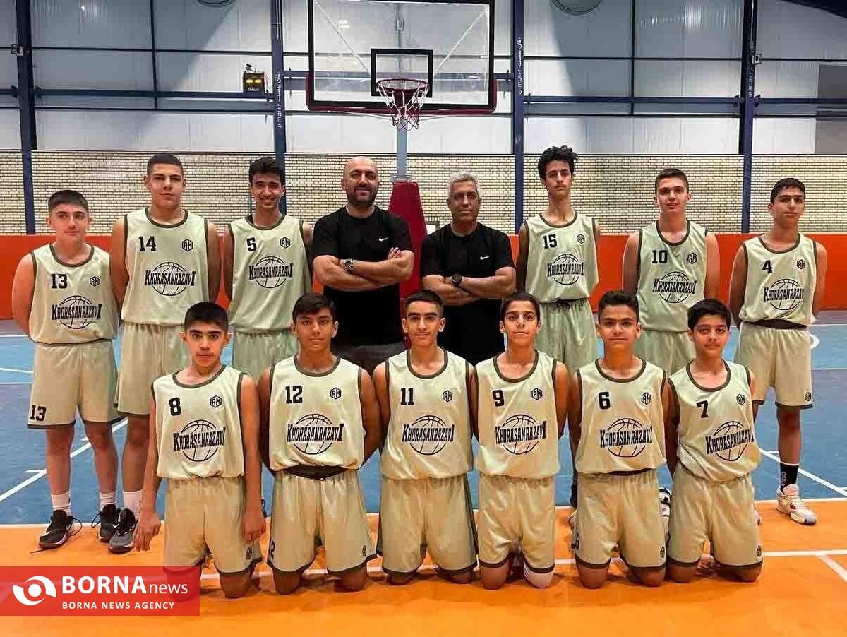 بسکتبالیست‌های نونهال خراسان‌رضوی با شایستگی نایب‌قهرمان المپیاد استعدادهای برتر ایران شدند