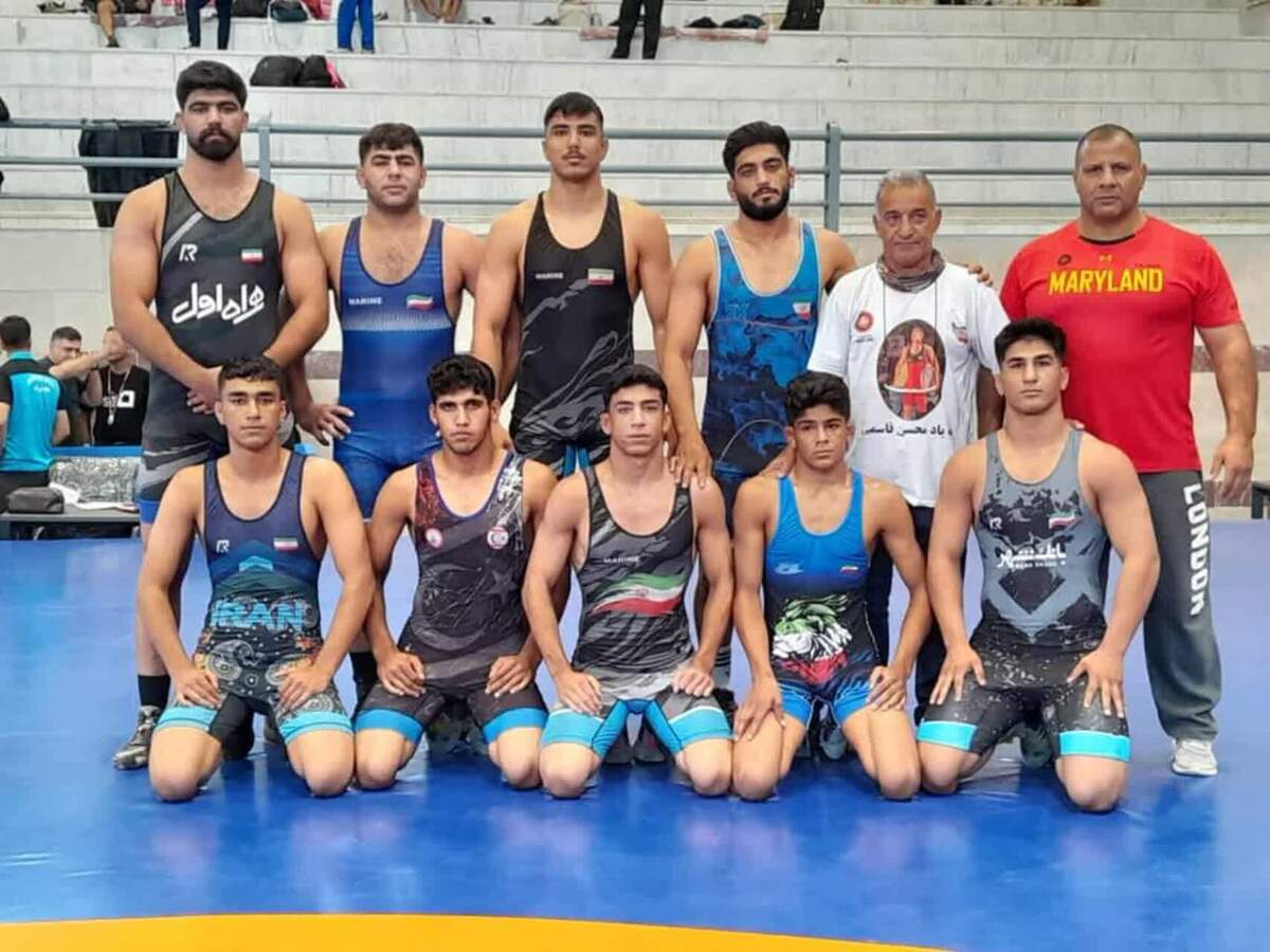 نایب قهرمانی کشتی آزاد جوانان بروجرد در لیگ تهران