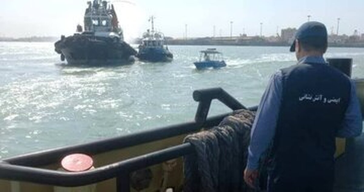 برگزاری رزمایش امداد و نجات در ارتفاع در بندر بوشهر