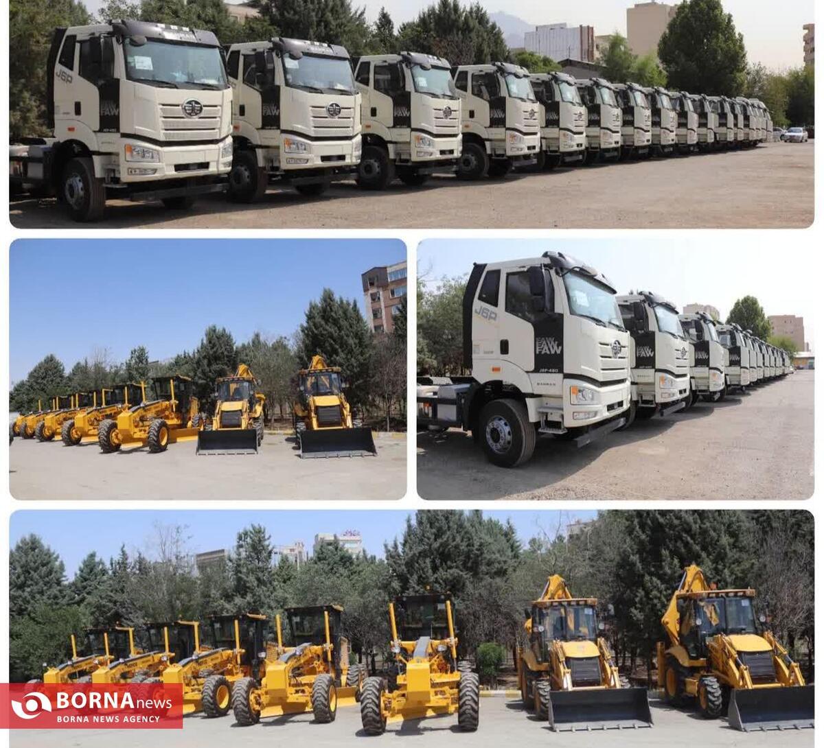 نوسازی بی‌سابقه ناوگان راهداری کرمانشاه با ۴ هزار میلیارد ریال اعتبار