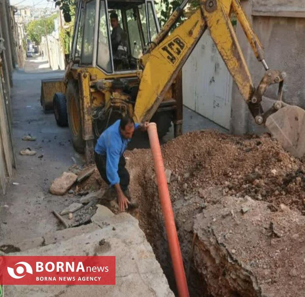 رفع بیش از ۱۷۰۰ حادثه آب و فاضلاب در منطقه یک کرمانشاه